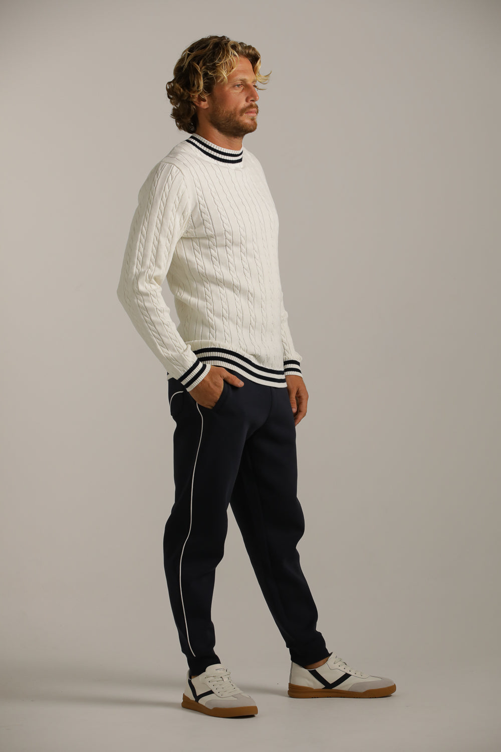 סריג בעיצוב טקסטורת צמות | קנת קול