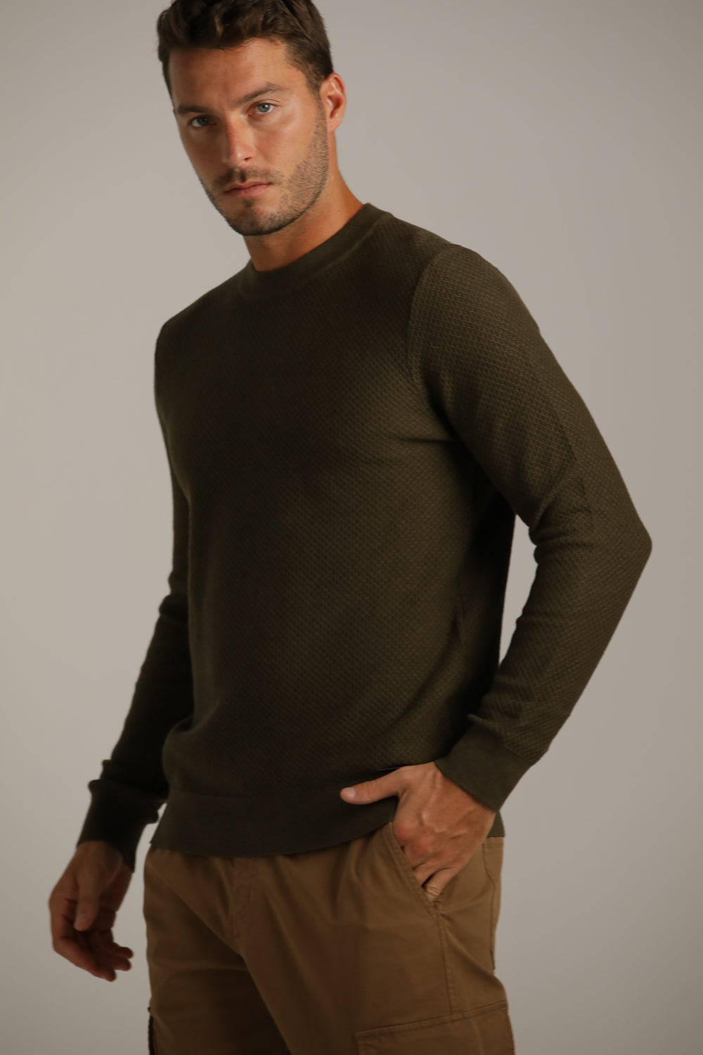 סריג במרקם צמרי ובעיצוב טקסטורה | קנת קול