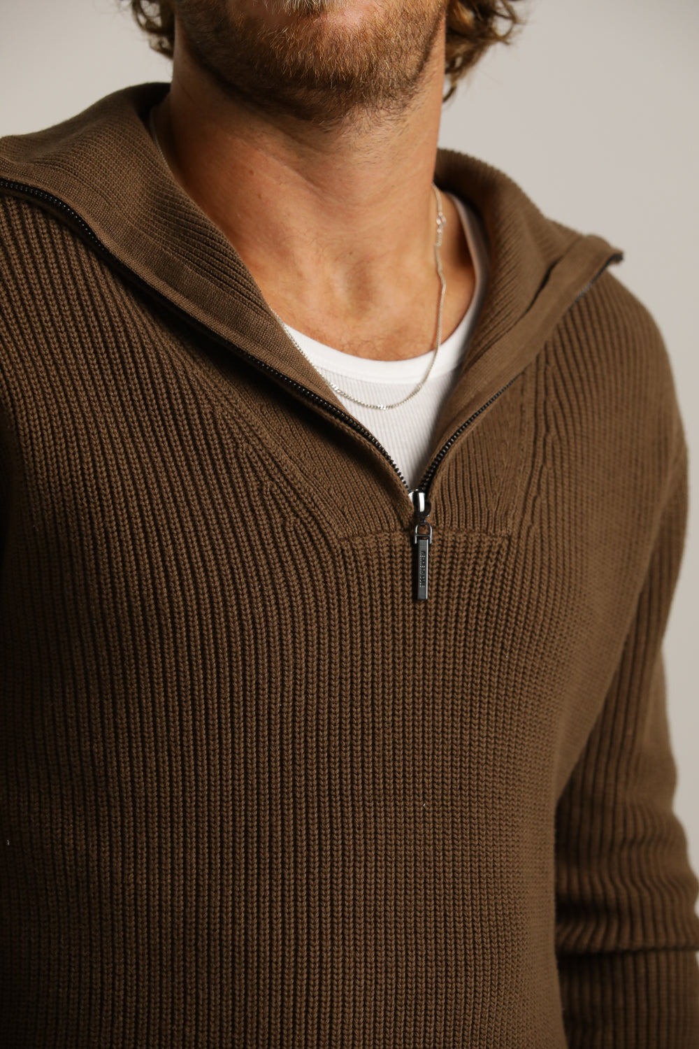 סריג סקי עם חצי רוכסן | קנת קול