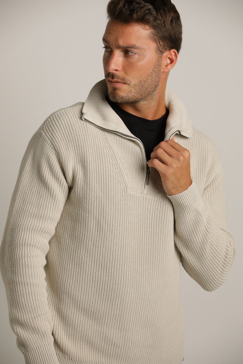 סריג סקי עם חצי רוכסן | קנת קול