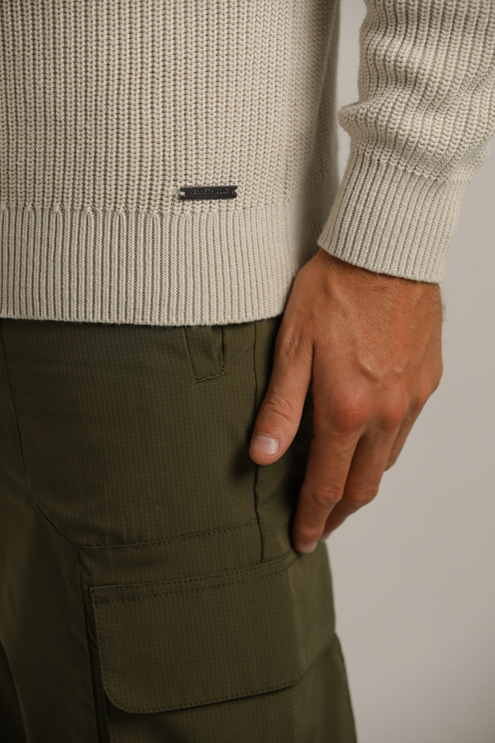 סריג סקי עם חצי רוכסן | קנת קול