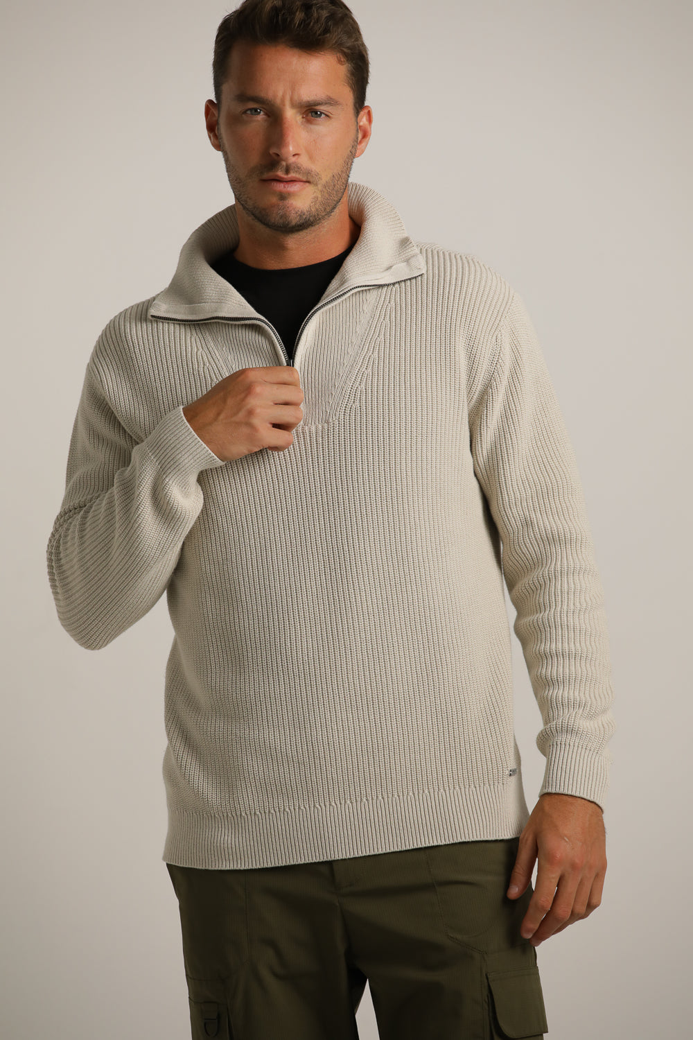 סריג סקי עם חצי רוכסן | קנת קול