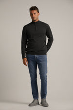 סריג עם צווארון חצי רוכסן | קנת קול