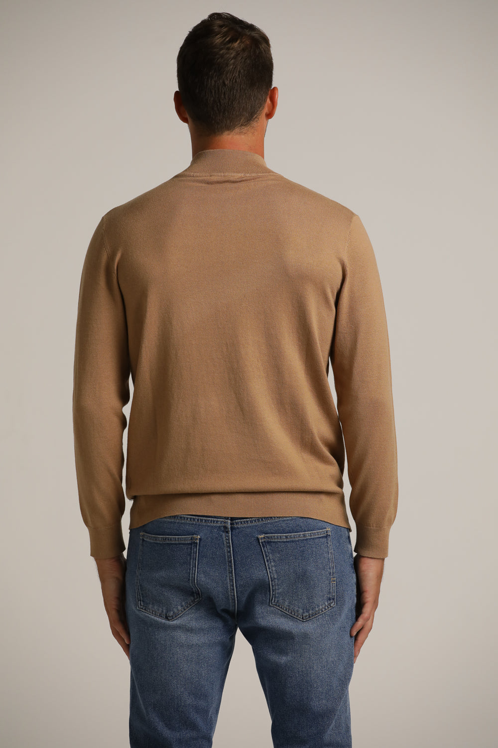 סריג עם צווארון חצי רוכסן | קנת קול