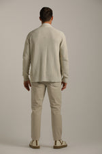 קרדיגן בסריגת ריב עבה | קנת קול