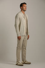 קרדיגן בסריגת ריב עבה | קנת קול