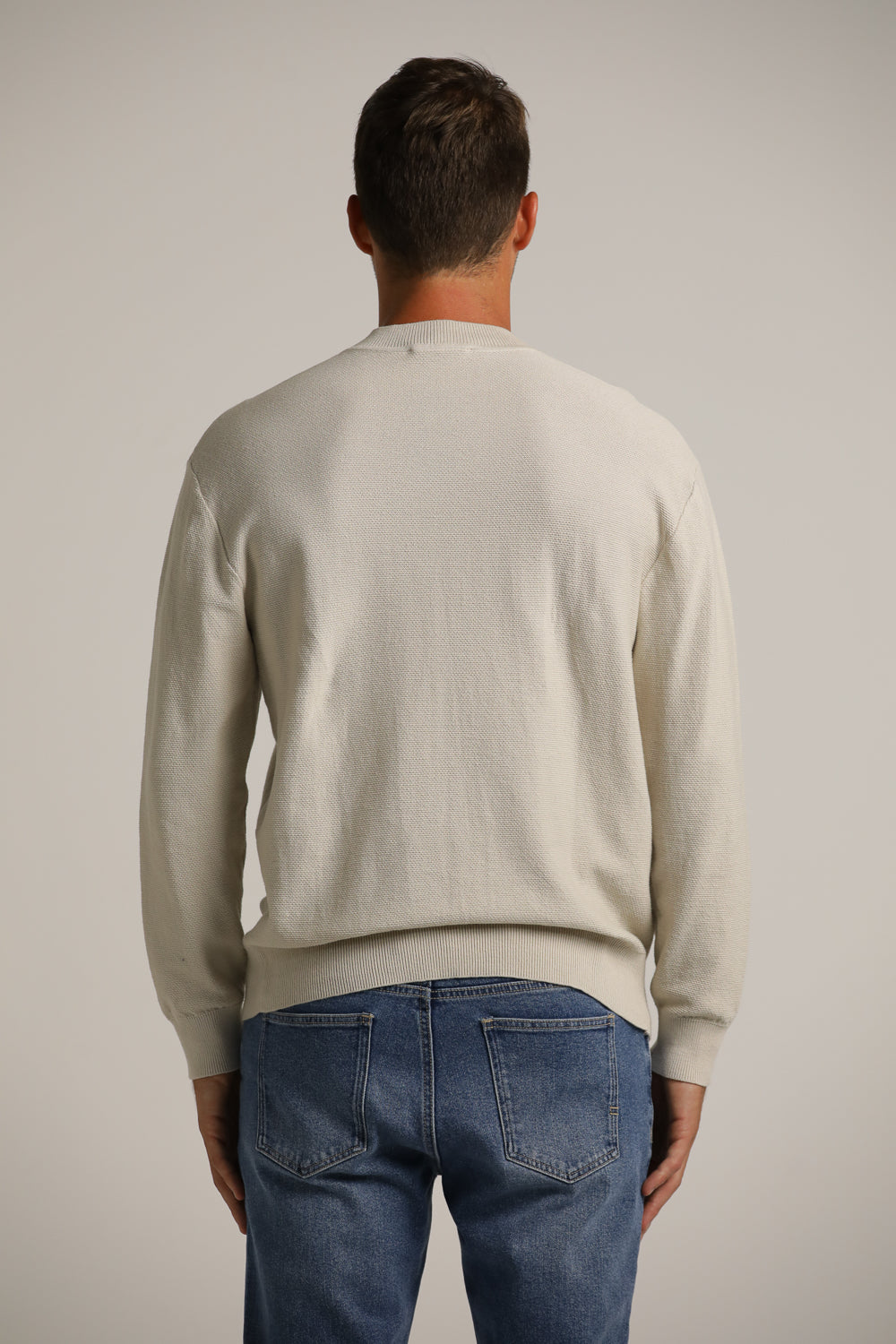 סריג דק בטקסטורת פיקה | קנת קול