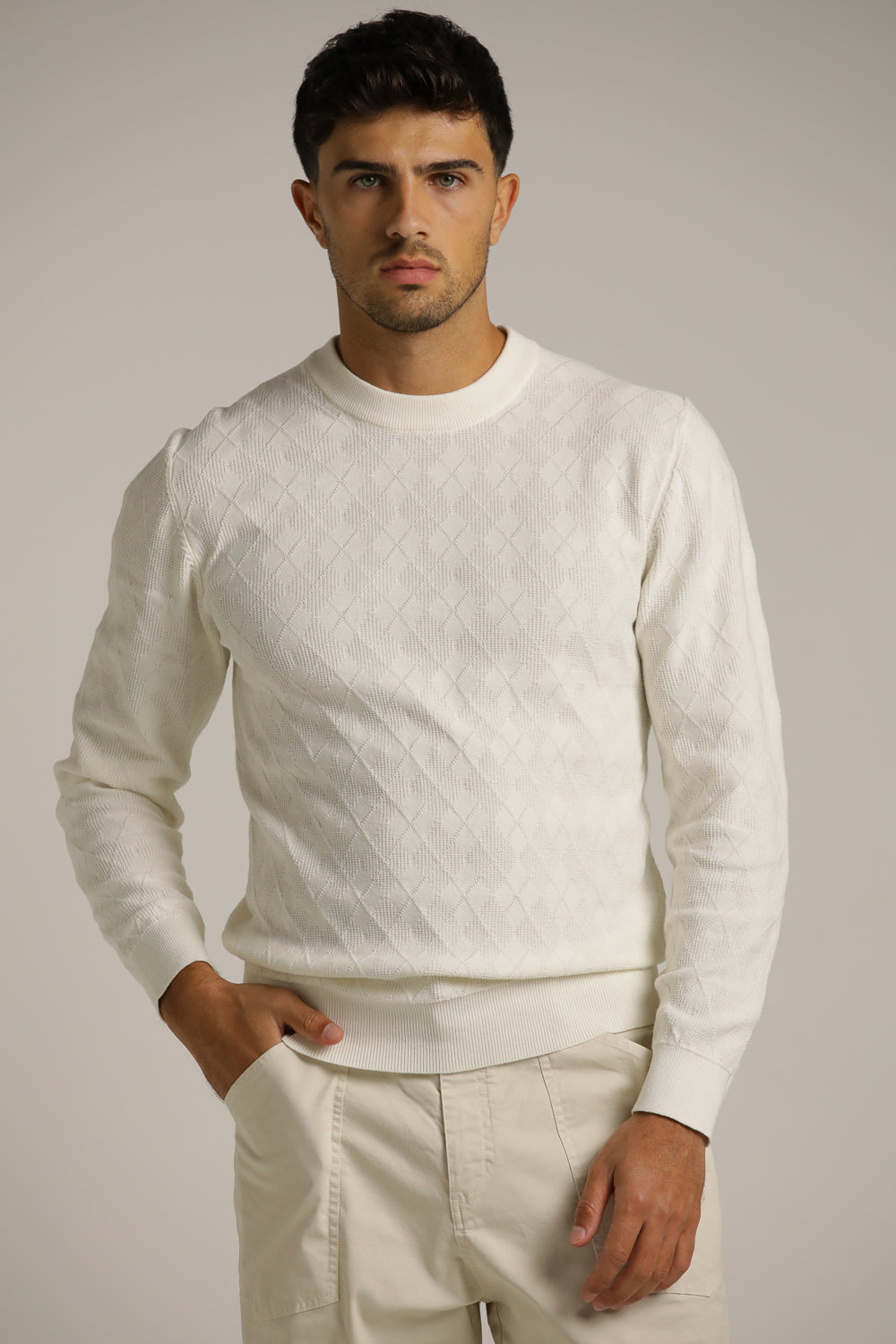 סריג כותנה בעיצוב מעוייני ארגייל | קנת קול