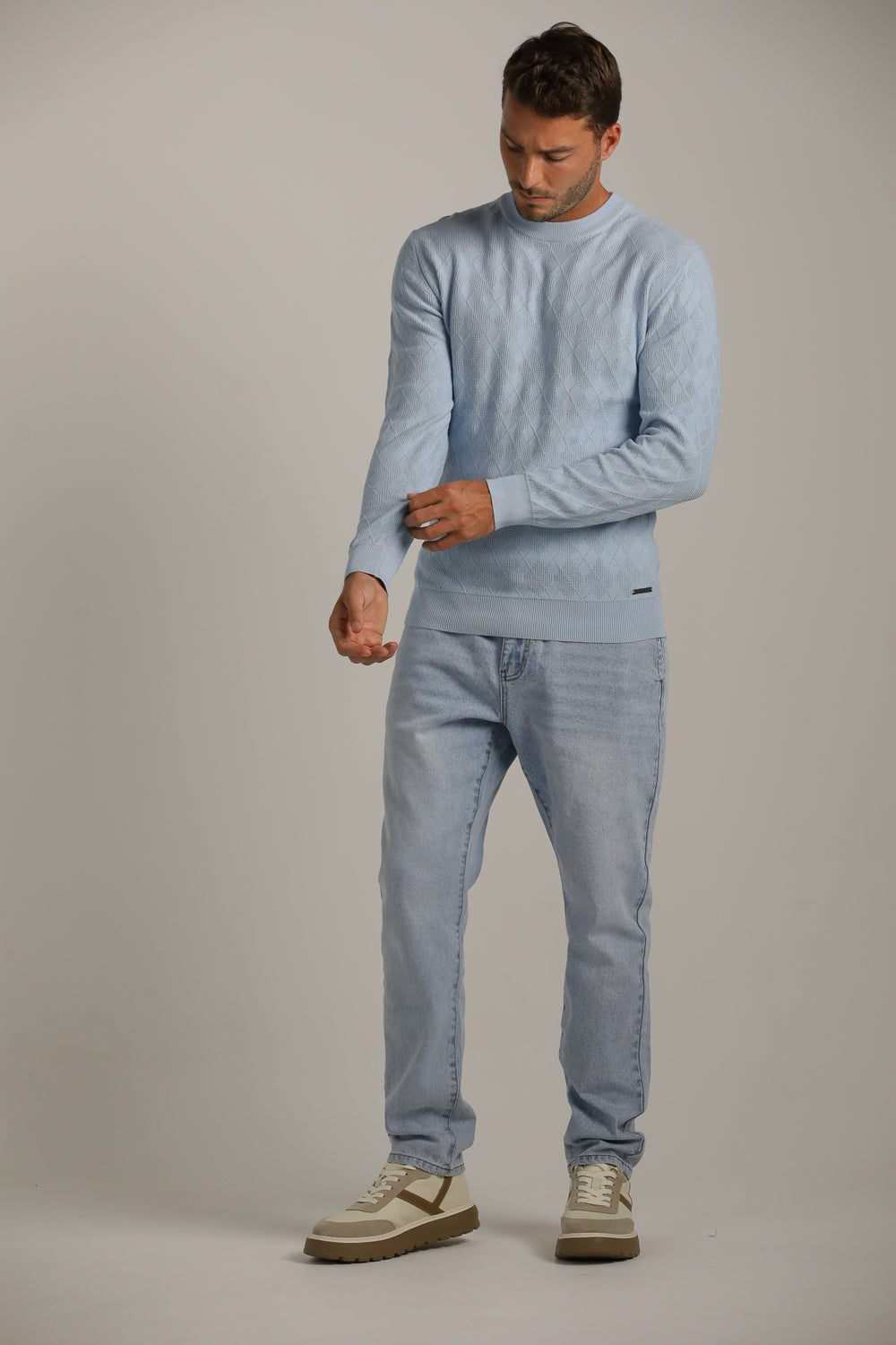 סריג כותנה בעיצוב מעוייני ארגייל | קנת קול