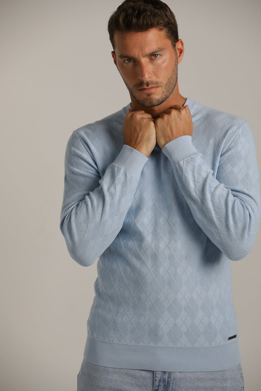 סריג כותנה בעיצוב מעוייני ארגייל | קנת קול