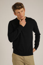 חולצת סריג עם צווארון וי | קנת קול