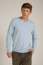 חולצת סריג עם צווארון וי | קנת קול