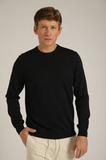 חולצת סריג עם צווארון עגול | קנת קול