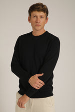 חולצת סריג עם צווארון עגול | קנת קול