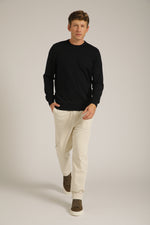 חולצת סריג עם צווארון עגול | קנת קול