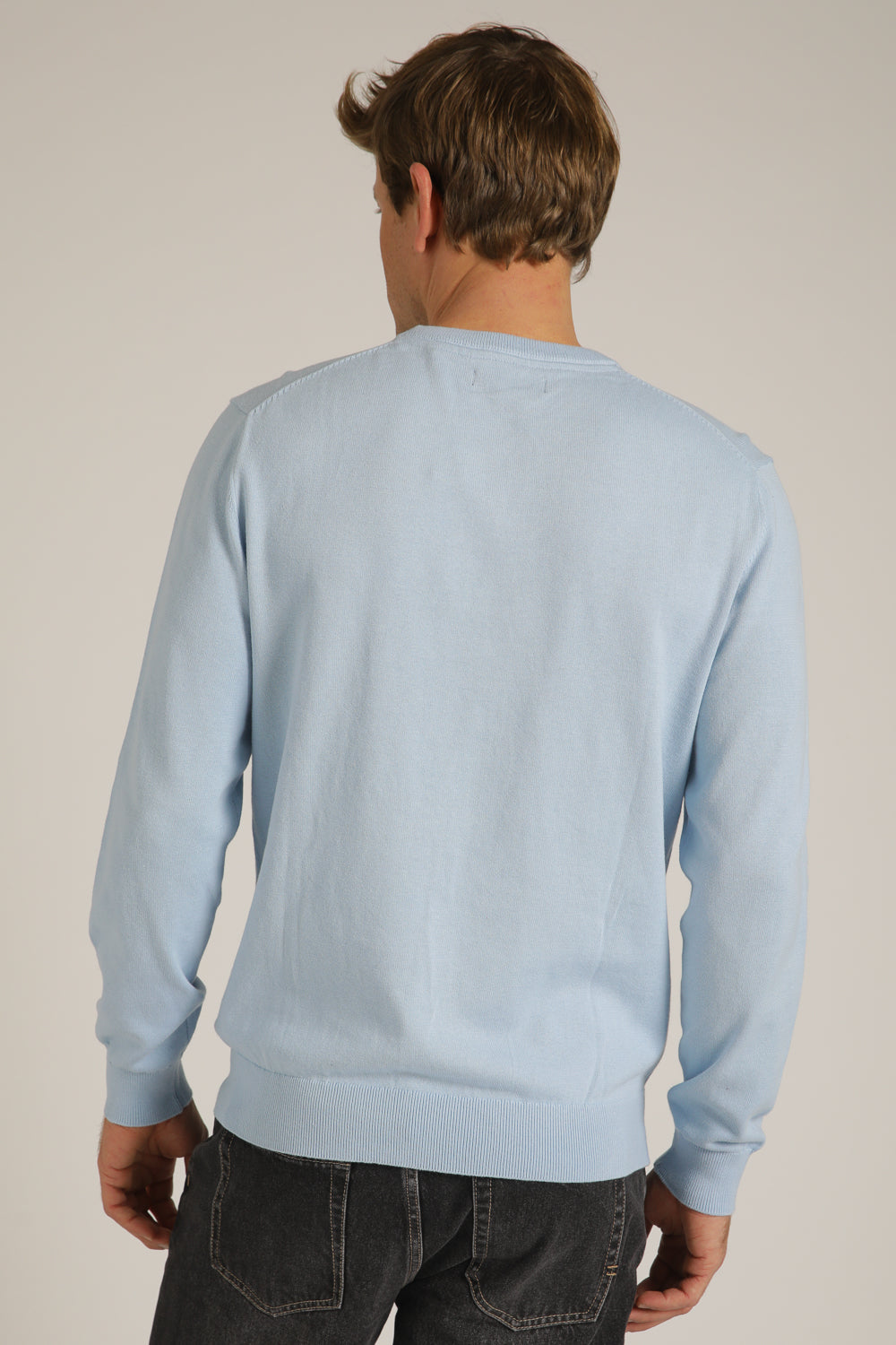 חולצת סריג עם צווארון עגול | קנת קול