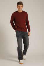 חולצת סריג עם צווארון עגול | קנת קול