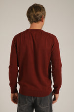 חולצת סריג עם צווארון עגול | קנת קול