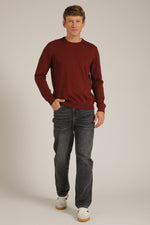 חולצת סריג עם צווארון עגול | קנת קול