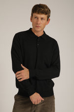 סריג פולו ארוך לגברים | קנת קול