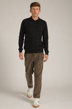 סריג פולו ארוך לגברים | קנת קול