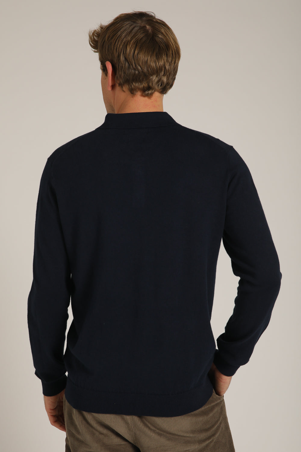 סריג פולו ארוך לגברים | קנת קול