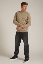 סריג פולו ארוך לגברים | קנת קול