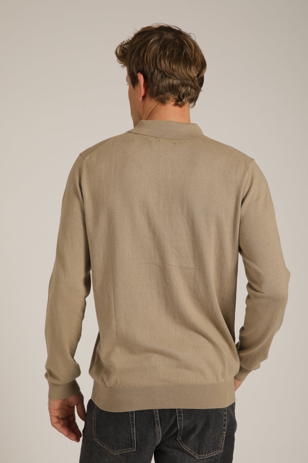 סריג פולו ארוך לגברים | קנת קול