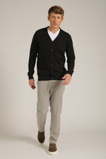 קרדיגן סריג עם כפתורים | קנת קול