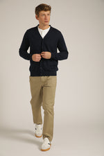 קרדיגן סריג עם כפתורים | קנת קול