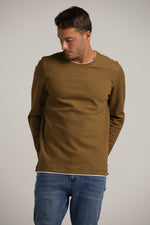 טישירט ארוכה בסגנון שתי שכבות | קנת קול