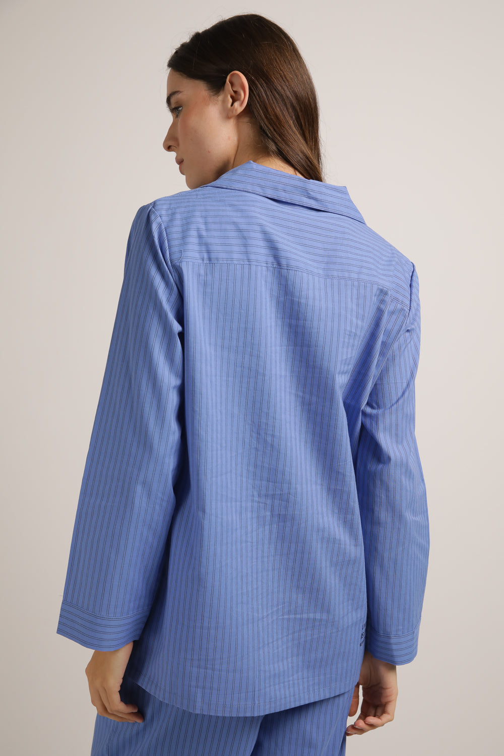 סט פיג'מה כותנה בעיצוב פסים | קנת קול