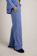 סט פיג'מה כותנה בעיצוב פסים | קנת קול