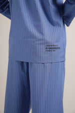 סט פיג'מה כותנה בעיצוב פסים | קנת קול