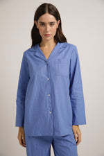 סט פיג'מה כותנה בעיצוב פסים | קנת קול