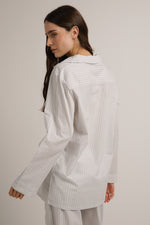 סט פיג'מה כותנה בעיצוב פסים | קנת קול