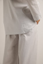 סט פיג'מה כותנה בעיצוב פסים | קנת קול