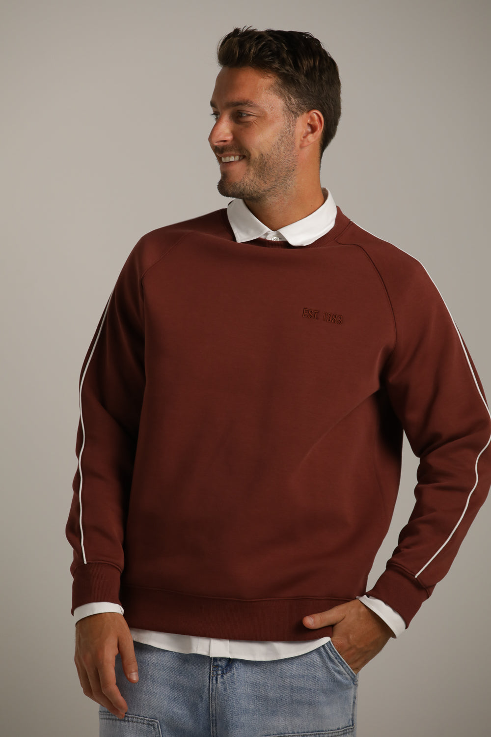 סוויטשירט מבד אינטרלוק | קנת קול