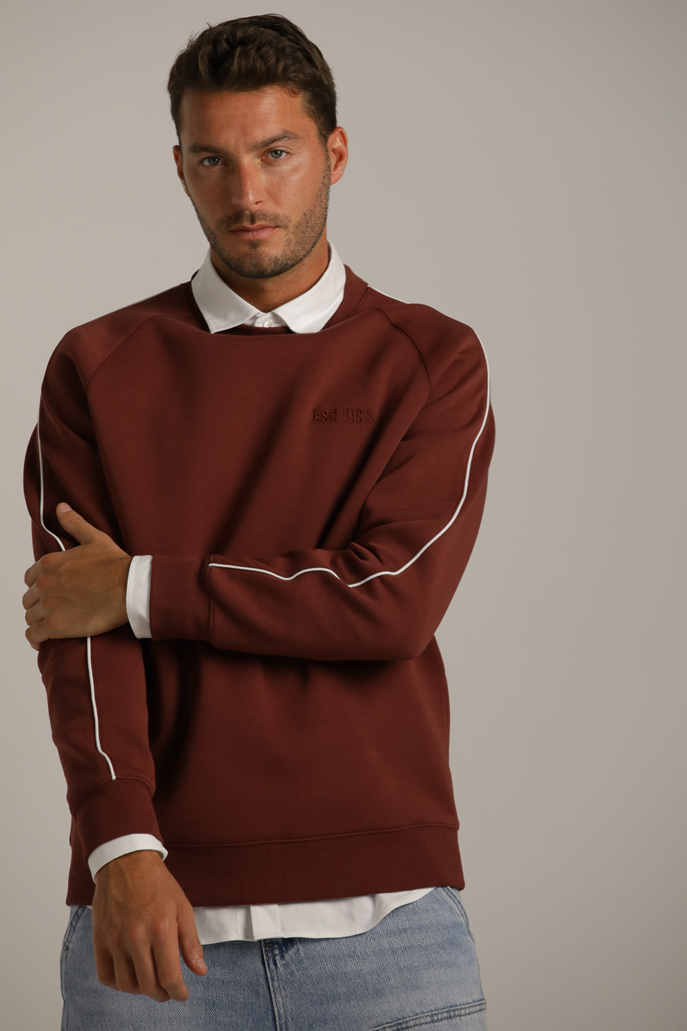 סוויטשירט מבד אינטרלוק | קנת קול