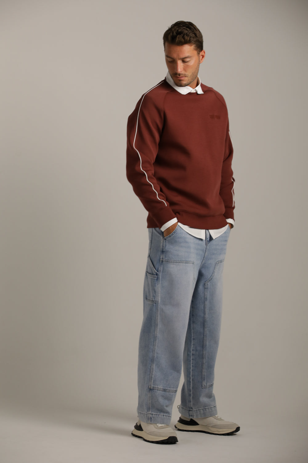 סוויטשירט מבד אינטרלוק | קנת קול