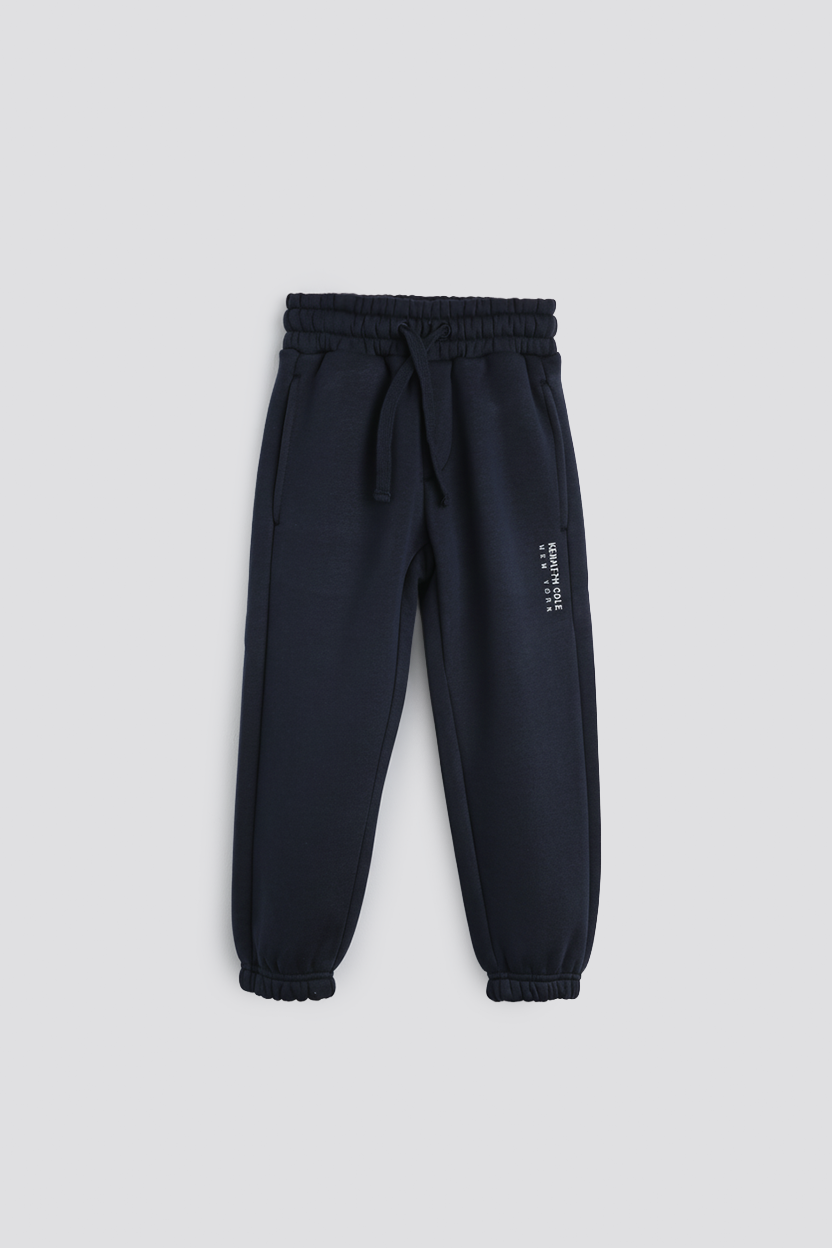 מכנסי טרנינג ארוכים עם הדפס לוגו | קנת קול