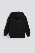 סווטשירט עם רוכסן וכובע קפוצ'ון | קנת קול