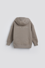 סווטשירט עם רוכסן וכובע קפוצ'ון | קנת קול