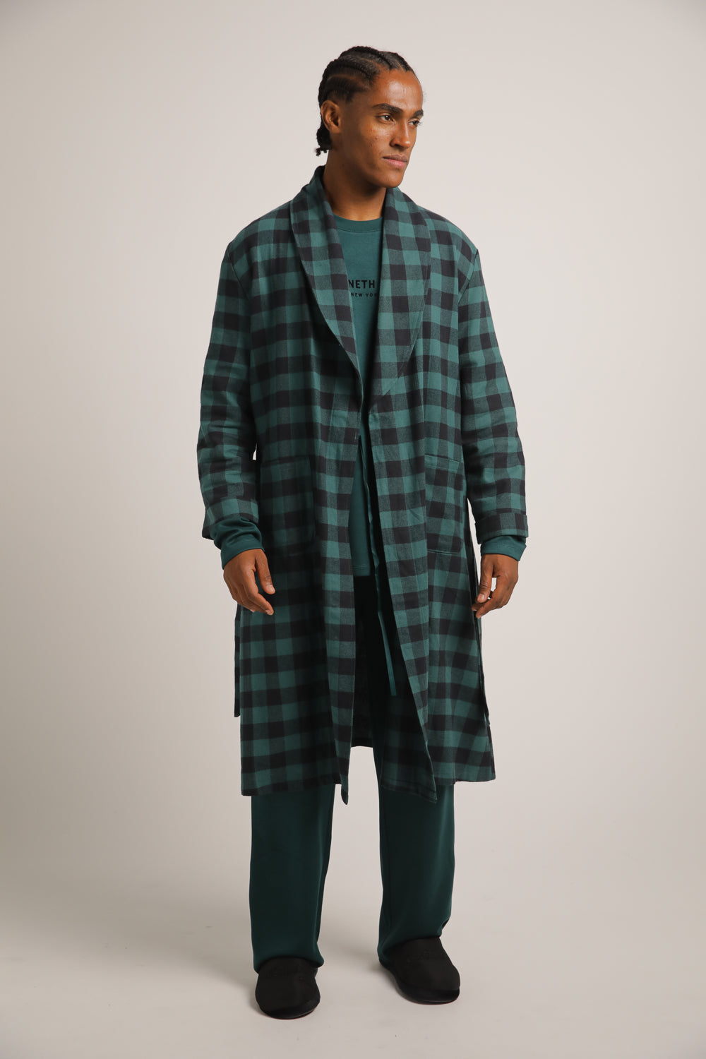 חלוק בית בסגנון משבצות | קנת קול