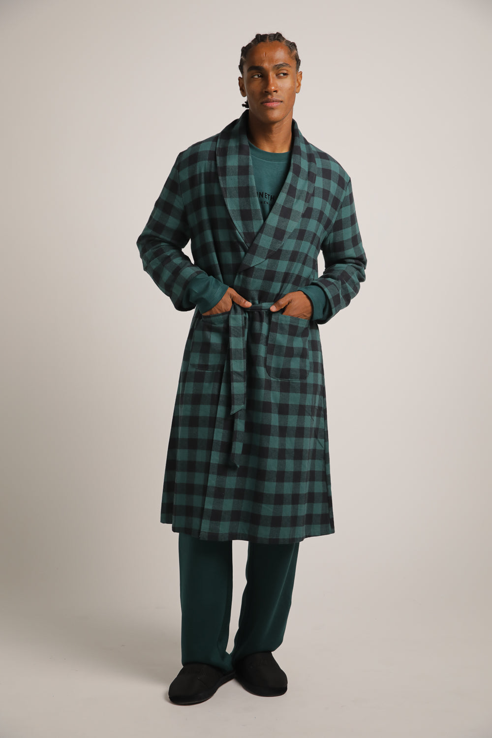 חלוק בית בסגנון משבצות | קנת קול