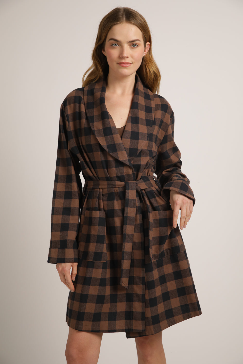 חלוק בית בסגנון משבצות | קנת קול