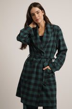 חלוק בית בסגנון משבצות | קנת קול