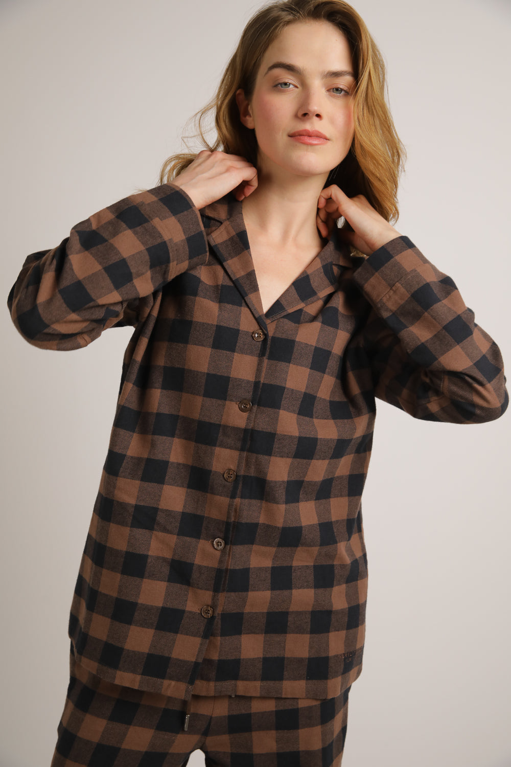 סט פיג'מה משבצות | קנת קול