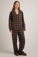 סט פיג'מה משבצות | קנת קול