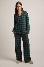 סט פיג'מה משבצות | קנת קול